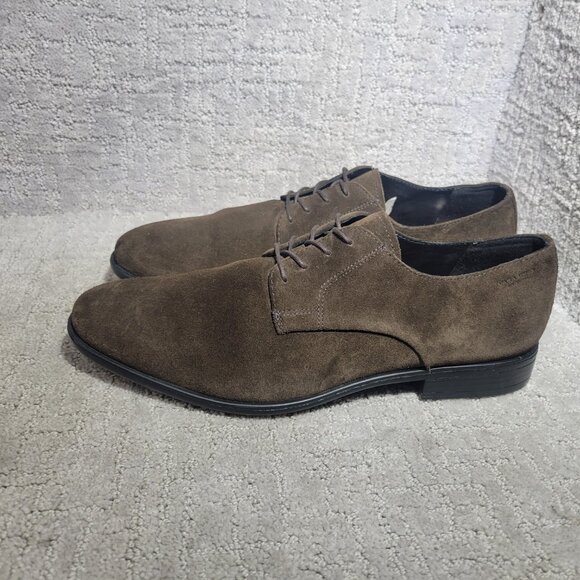 Vagabond Shoemaker Men's Size EU 46 US 13 Brown Java Suede Lace Up Derby Shoes - Picture 1 of 12